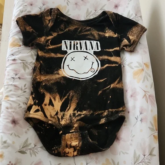 Nirvana Bleached Onsie - Picture 1 of 4